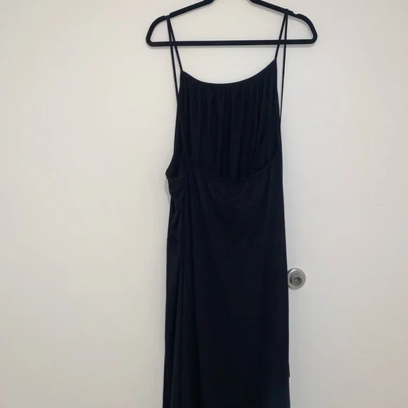 NWT H&M long black skinny strap maxi dress. - Picture 6 of 10